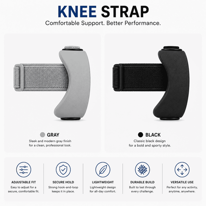Premium Adjustable Knee Strap for Running, Gym, Cycling & Sports | Patellar Tendon Support Brace for Men & Women | Lightweight Knee Pain Relief Strap
