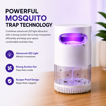 Mosquito Killer Lamp With USB Powered – Safe for Kids & Pets