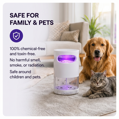 Mosquito Killer Lamp With USB Powered – Safe for Kids & Pets