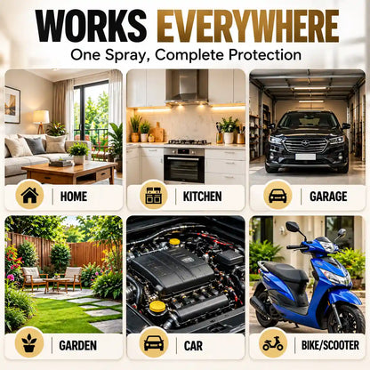 Natural Rat Repellent Spray – 50ML | Keeps Rats Away from Home, Car, Garage, Garden & Kitchen