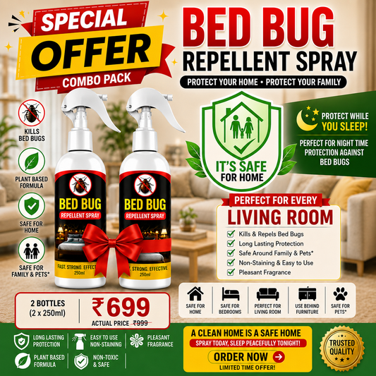 PowerGuard Anti Bed Bug, Rat & Lizard Repellent Spray (250ML)