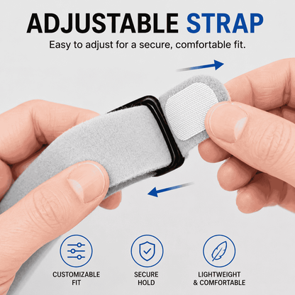 Premium Adjustable Knee Strap for Running, Gym, Cycling & Sports | Patellar Tendon Support Brace for Men & Women | Lightweight Knee Pain Relief Strap